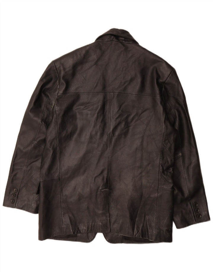 Route 66 Herren Lederjacke UK 40 Großes schwarzes Leder