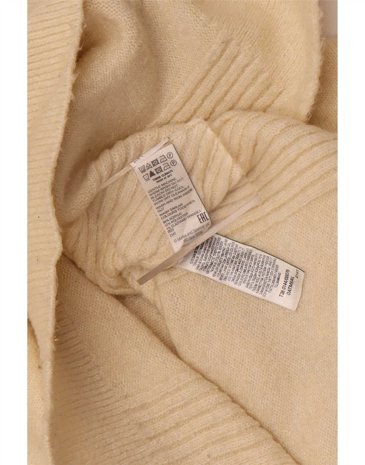 Marks & Spencer Herren-Pullover mit Rollkragen, mittelbeigefarbenes Acryl