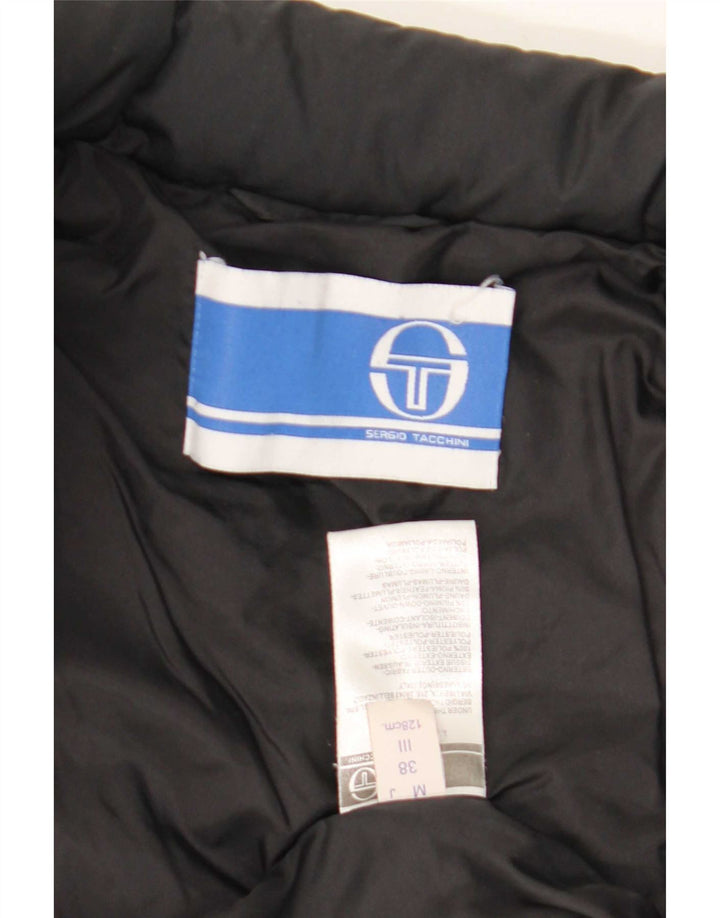 Sergio Tacchini Wattierte Jacke für Jungen, 9–10 Jahre, Mittelschwarz, Polyester