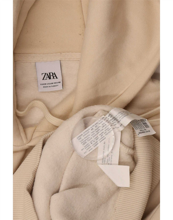Zara Herren Kapuzenpullover aus mittelbeiger Baumwolle