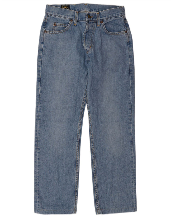 Lee Damen Straight Jeans W28 L28 Blau