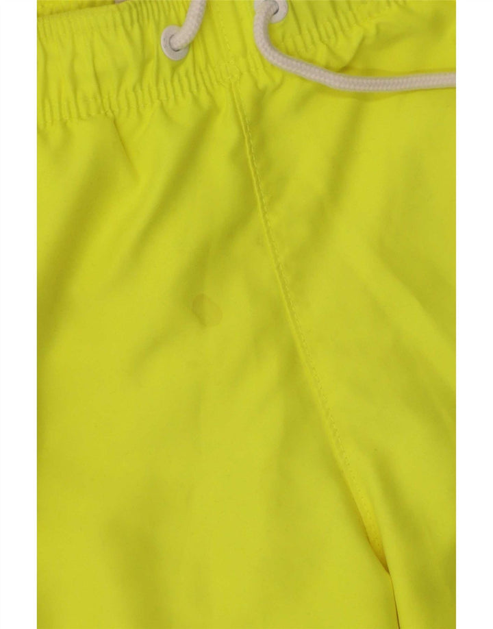 Abercrombie & Fitch Herren-Badeshorts aus mittelgelbem Polyester