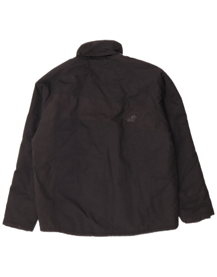 Adidas Herren Windjacke UK 38 Medium Schwarz Polyamid
