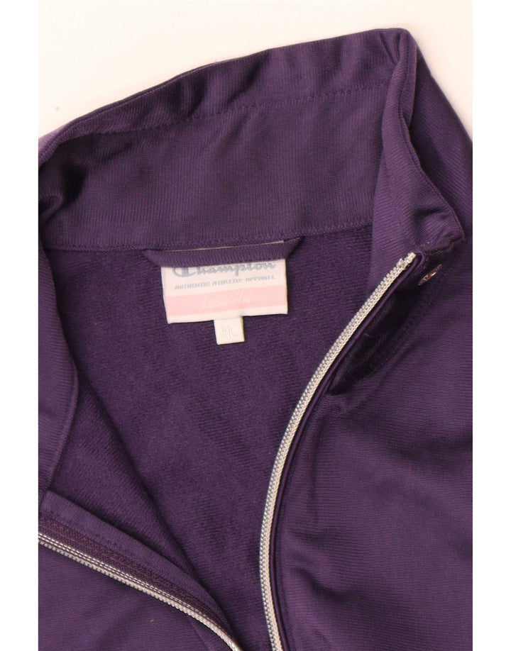 Champion Damen-Trainingsanzug-Top-Jacke, UK 18, XL, Lila