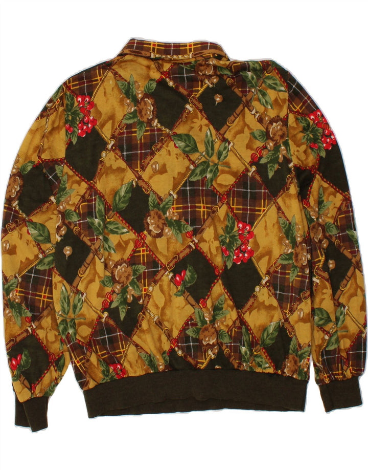 LIOLA Womens Bomber Jacket US 20 3XL Multicoloured Floral Wool Vintage Liola and Second-Hand Liola from Messina Hembry 