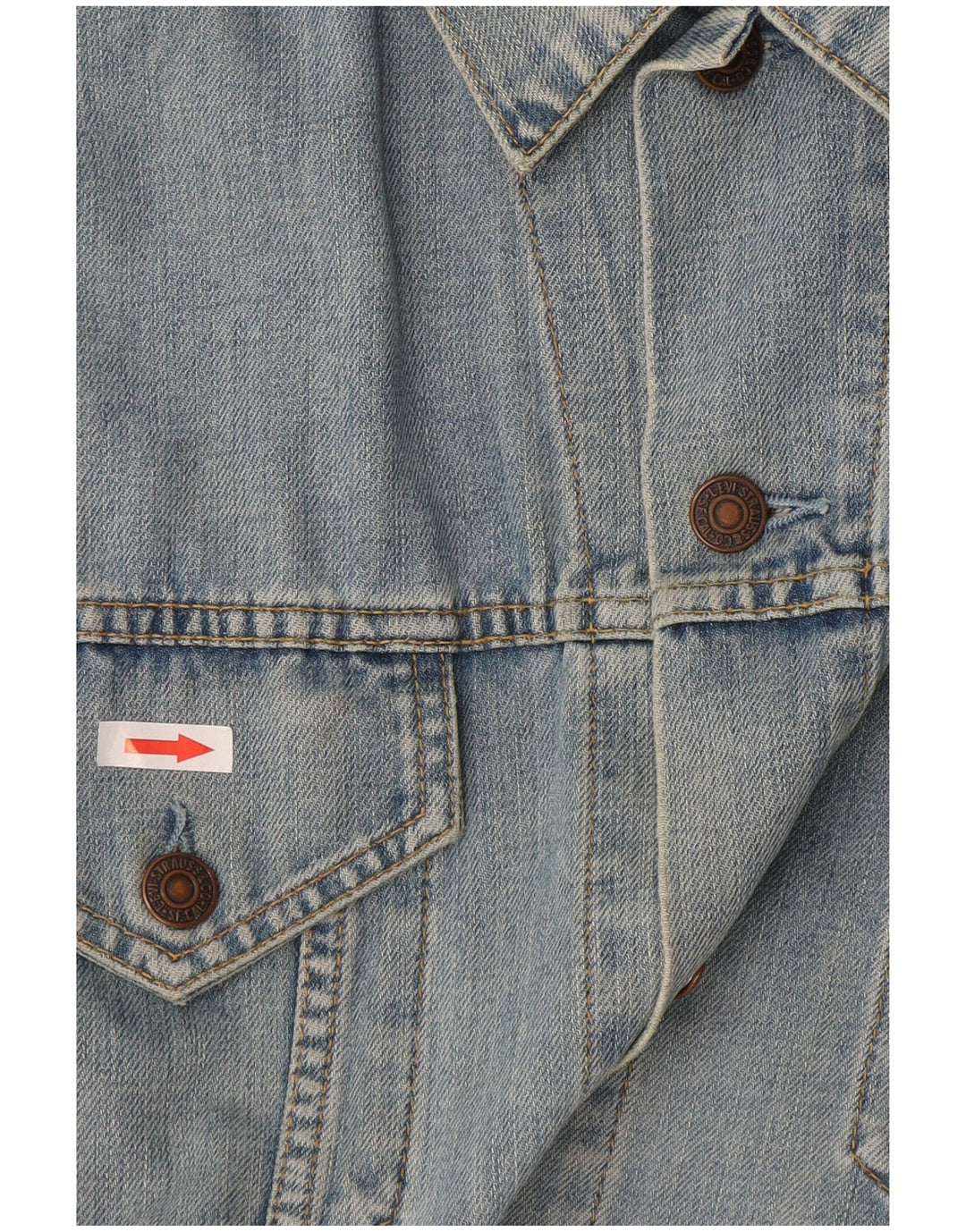 Levi's Herren Jeansjacke UK 40 Large Blau