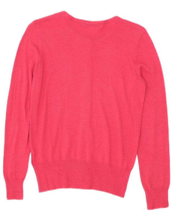 Marks & Spencer Damen-Cardigan-Pullover UK 8 Small Rosa Viskose
