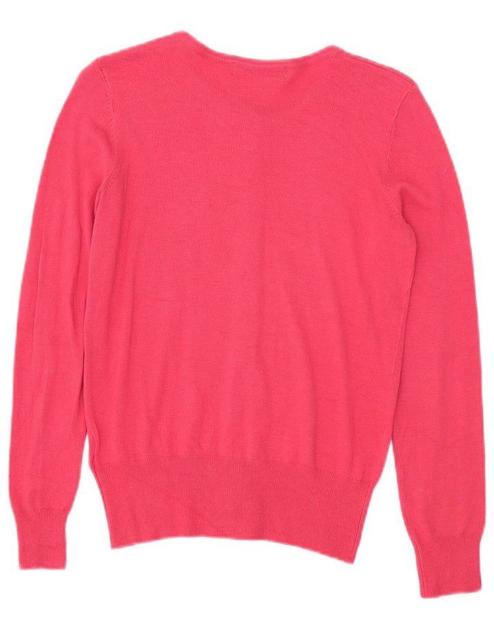 Marks & Spencer Damen-Cardigan-Pullover UK 8 Small Rosa Viskose