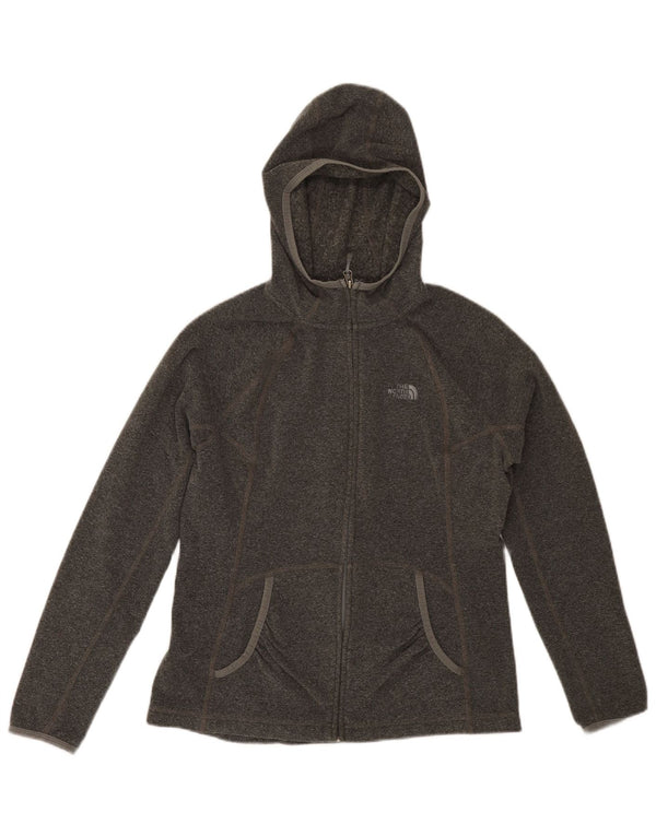 THE NORTH FACE Damen-Kapuzenpullover mit Reißverschluss, UK 16, Größe L, Grau, Polyester