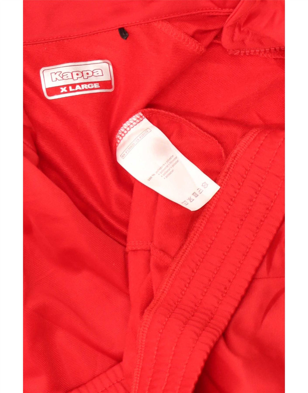 Kappa Herren Graphic Trainingsanzug Top Jacke XL Rot Polyester