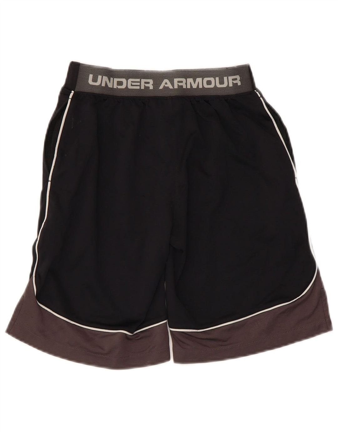 Under Armour Jungen-Sportshorts mit Grafik, 7–8 Jahre, Größe S, Schwarz, Farbblock