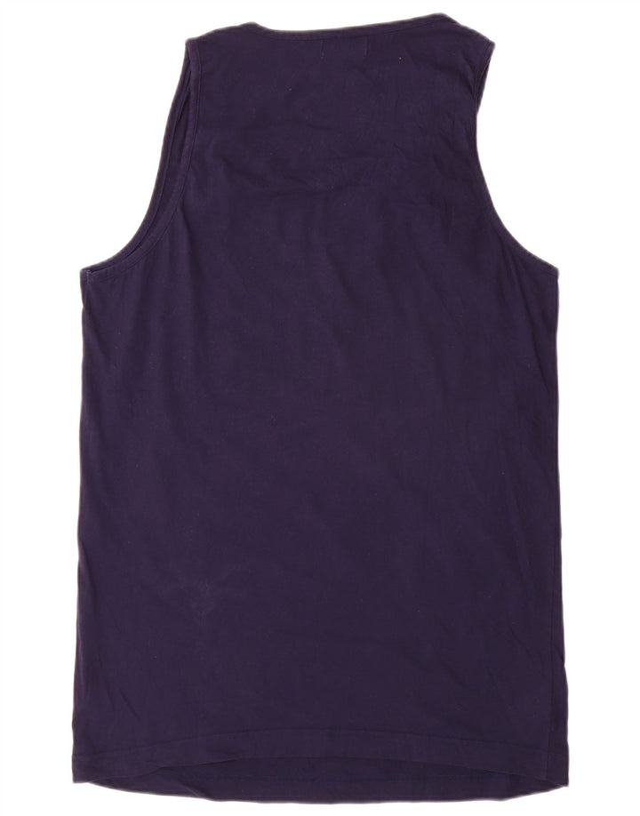 Kappa Herren Weste Top 2XL Marineblau Baumwolle