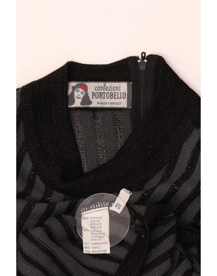 Portobello’s Damen Longline Rollkragenpullover Pullover UK 14 Medium Schwarz