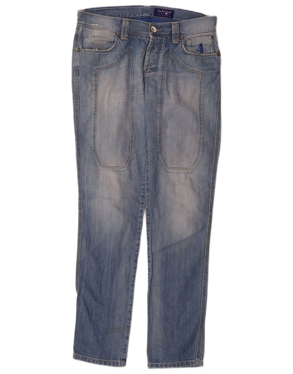 Jeckerson Damen Slim Jeans W31 L33 Blaue Baumwolle