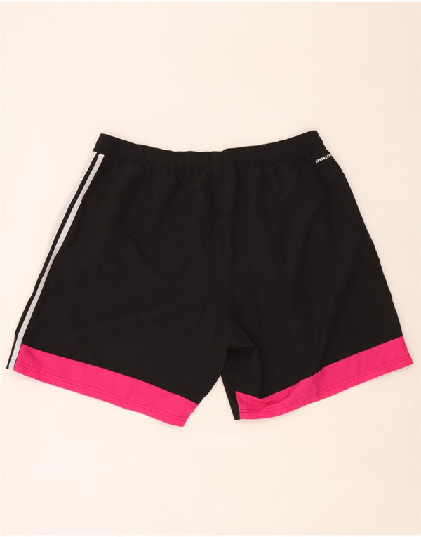 Adidas Herren Aeroready Slim Fit Sportshorts 2XL Schwarz Colourblock Polyester