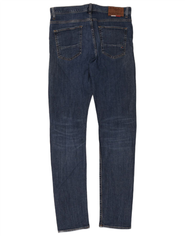 Tommy Hilfiger Herren Bleecker Slim Jeans W33 L34 Blaue Baumwolle