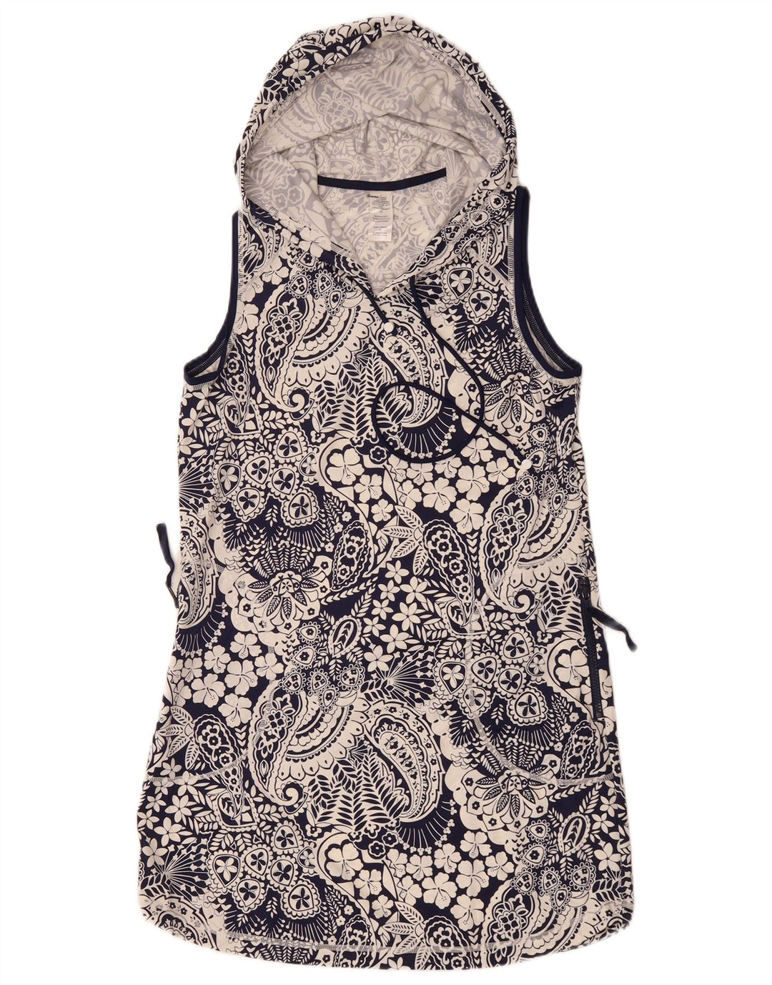 Tommy Bahama Damen ärmelloses Blusenoberteil, Größe S, Marineblau, Nylon