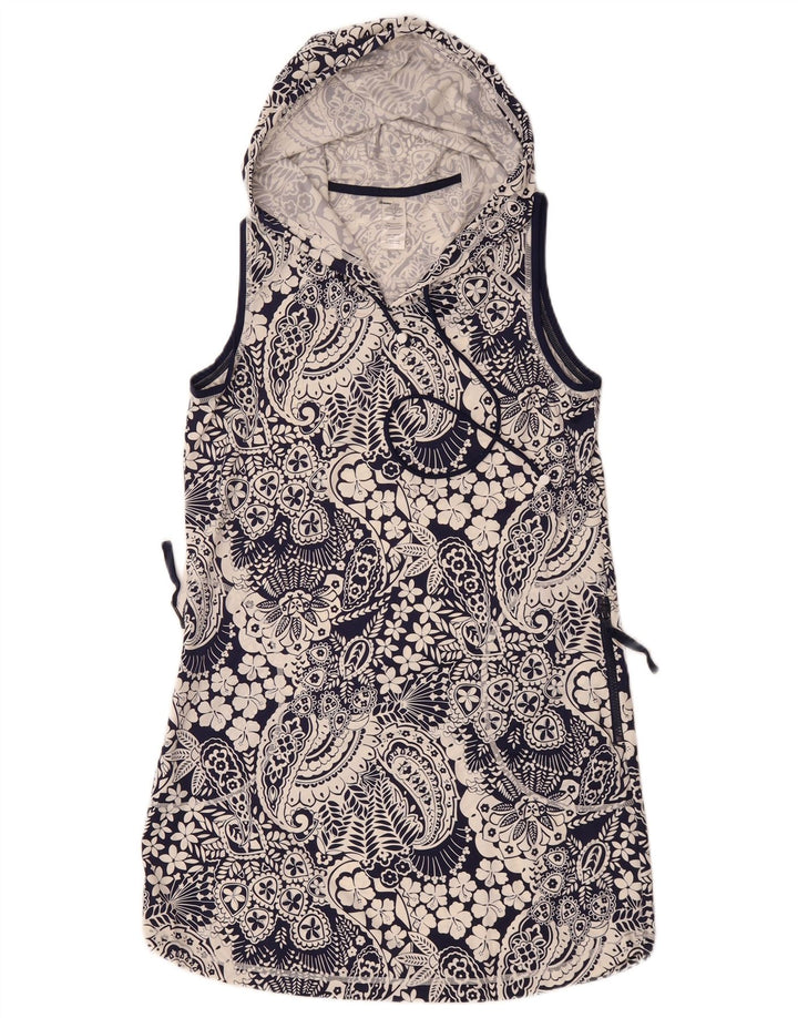 Tommy Bahama Damen ärmelloses Blusenoberteil, Größe S, Marineblau, Nylon