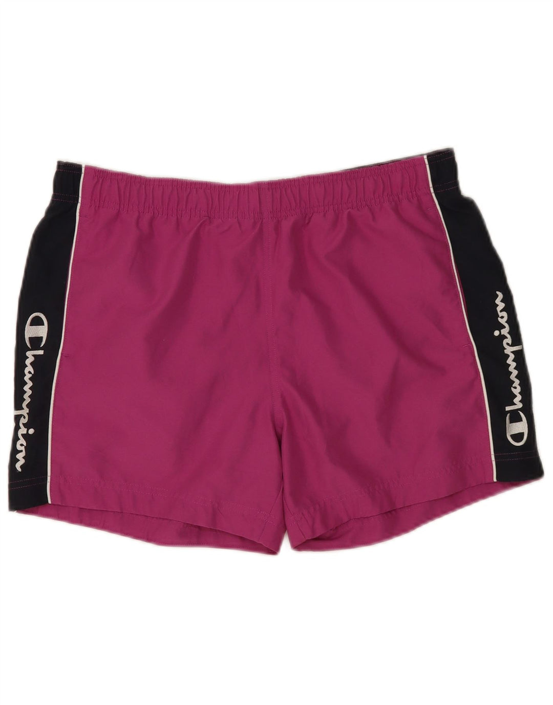 Champion Herren-Badeshorts mit Grafik, groß, lila, Farbblock-Polyester