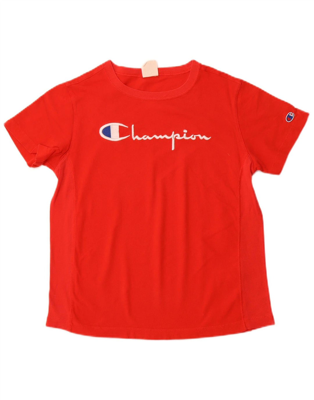 CHAMPION Grafik-T-Shirt für Damen, UK 12, mittelrot, Baumwolle