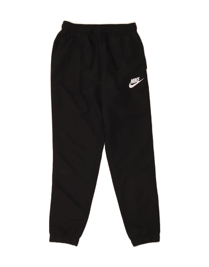 NIKE Mens Tracksuit Trousers Joggers Small  Black Polyester Vintage Nike and Second-Hand Nike from Messina Hembry 
