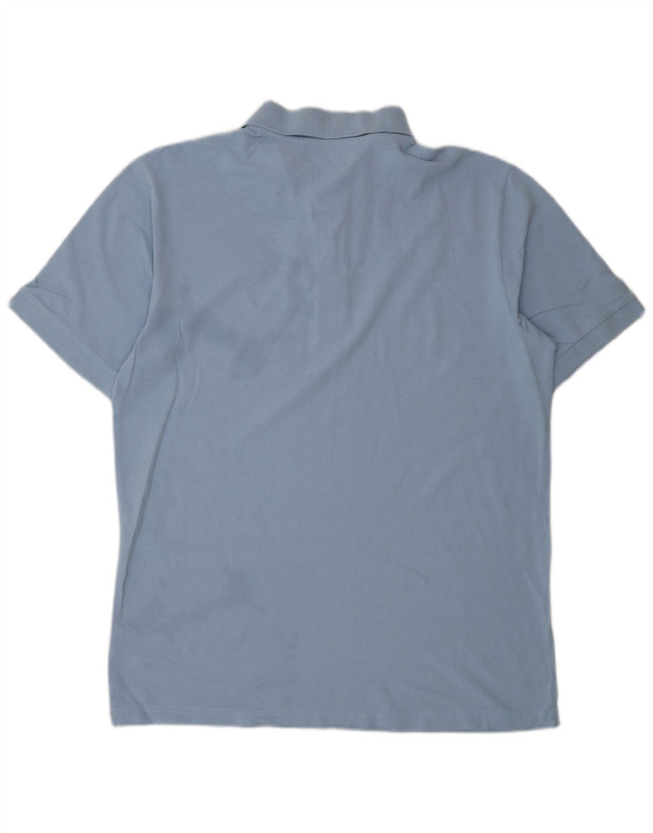 KAPPA Herren-Poloshirt, groß, blaue Baumwolle