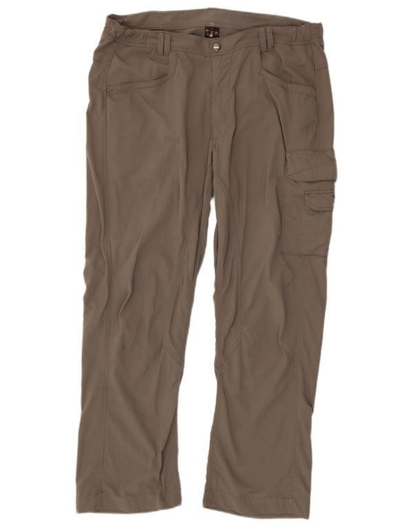 SALEWA Gerade Herren-Cargohose, EU 54, 2XL, W42, L29, Grau