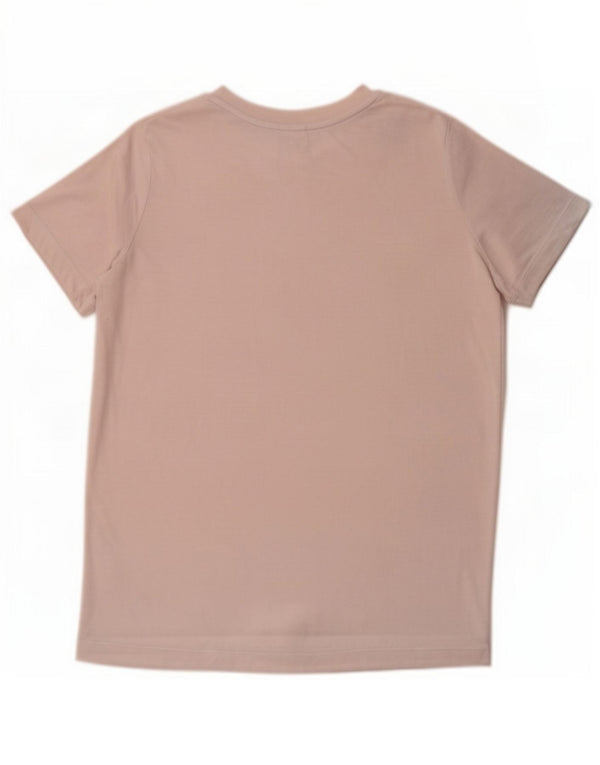 Nike Damen Kurzarm-T-Shirt mit Grafik, UK 14, Mittelrosa
