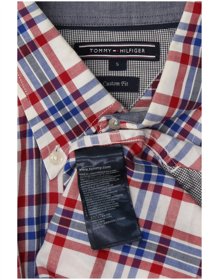 Tommy Hilfiger Herren-Hemd mit individueller Passform, klein, mehrfarbig, kariert, Baumwolle