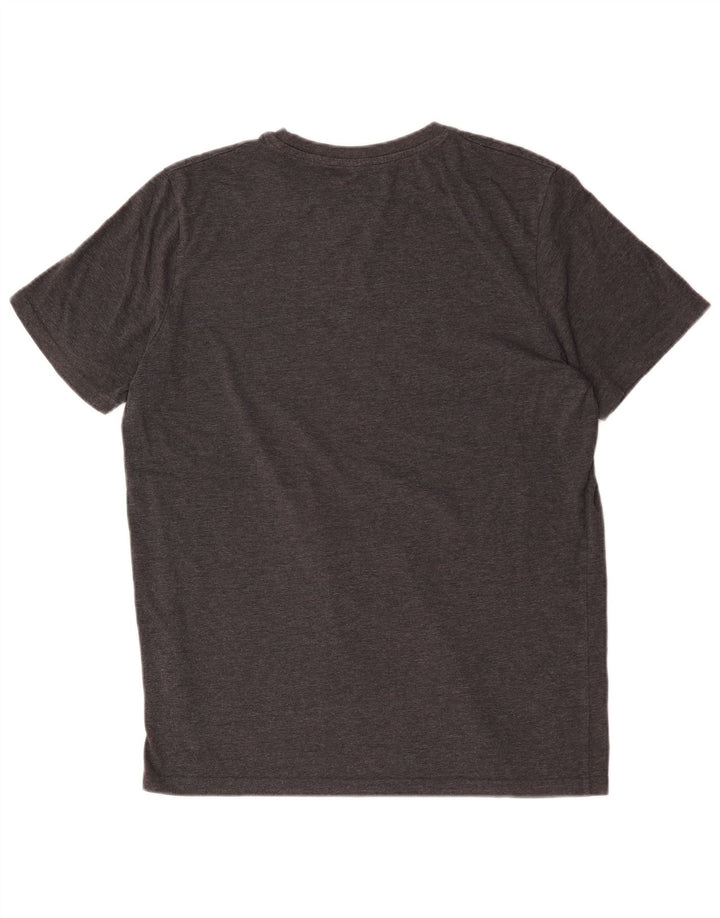 Jack & Jones Herren Grafik-T-Shirt-Oberteil XL aus grauer Baumwolle