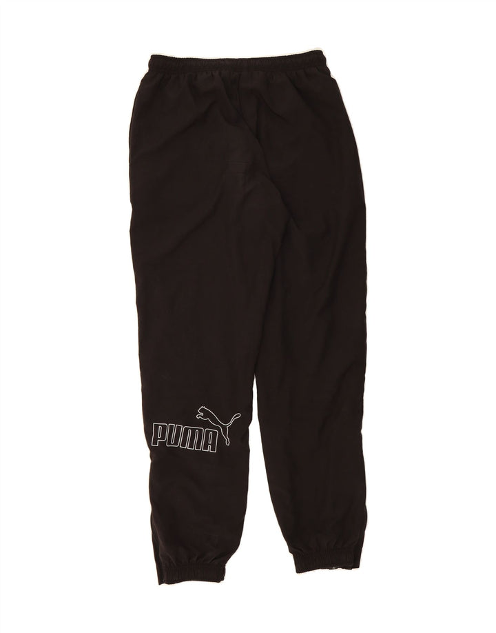 PUMA Mens Tracksuit Trousers Joggers Medium  Black Polyester Vintage Puma and Second-Hand Puma from Messina Hembry 