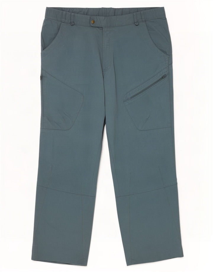 Rohan Herren-Wander-Cargohose, Größe L, W36, L29, Blau, Polyamid