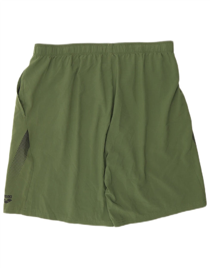 Arena Herren-Sportshorts, groß, Khaki, Polyester