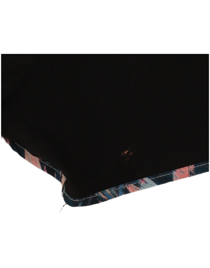 Nike Damen Dri Fit Sport Shorts UK 14 Large Schwarz Colourblock Polyester