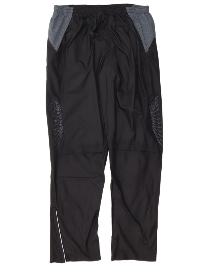 ADIDAS Herren-Trainingshose, groß, schwarzes Farbblock-Polyester