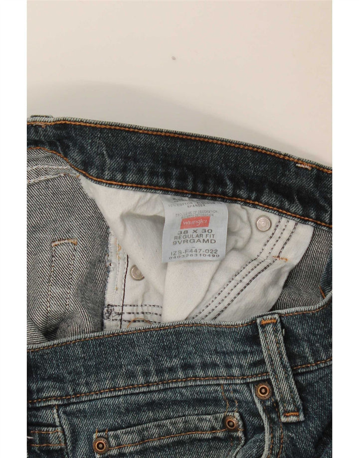 Wrangler Herren-Jeans mit normaler Passform, gerade Passform, W38, L30, Blau, Baumwolle