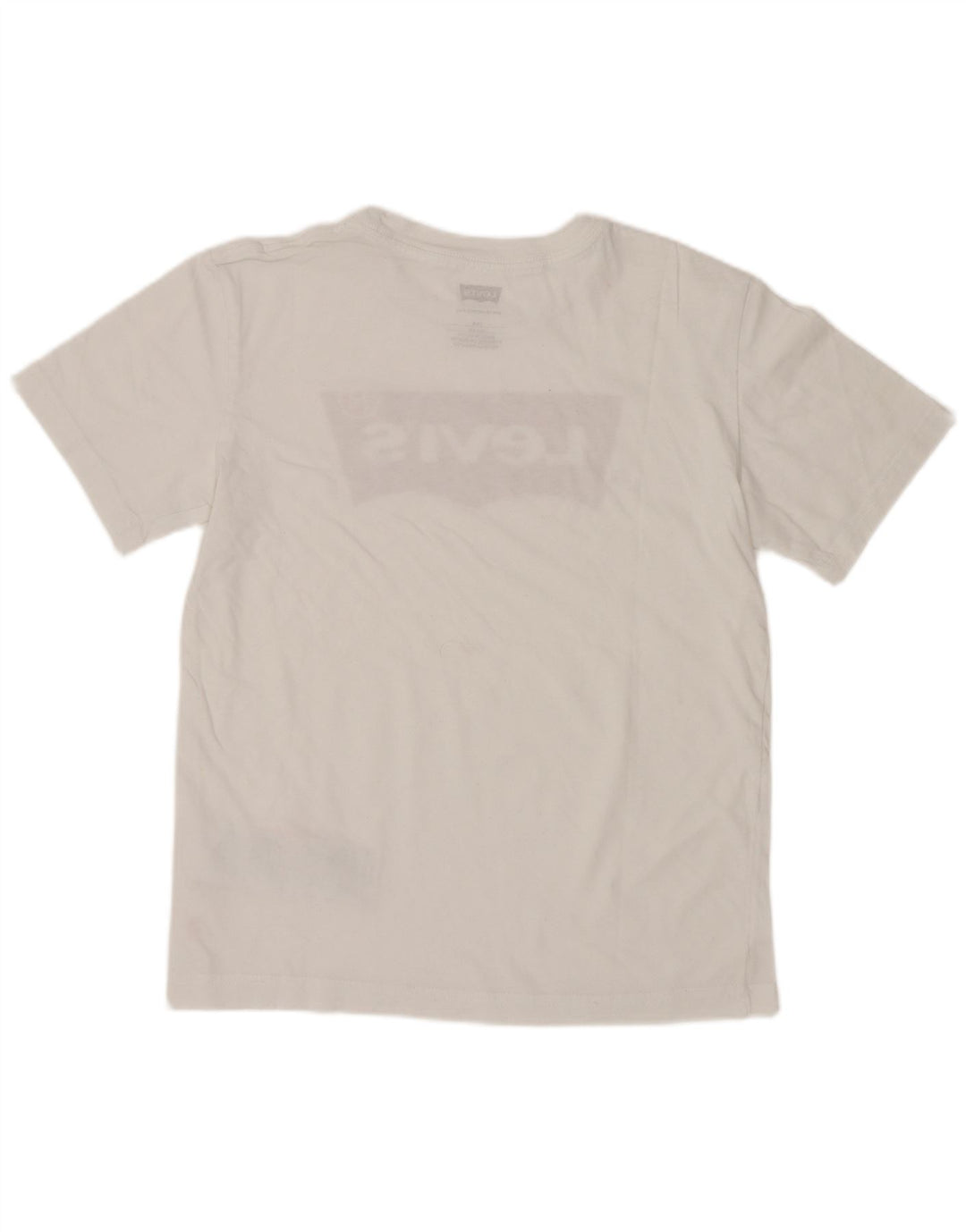 Levi's Jungen-T-Shirt mit Grafik, 13–14 Jahre, weiße Baumwolle