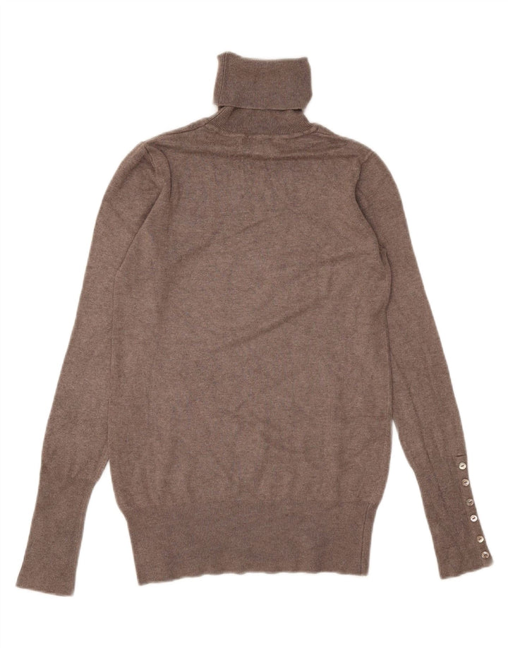 Rollkragenpullover für Damen von Zara, Gr. 12, Mittelgrau, Viskose