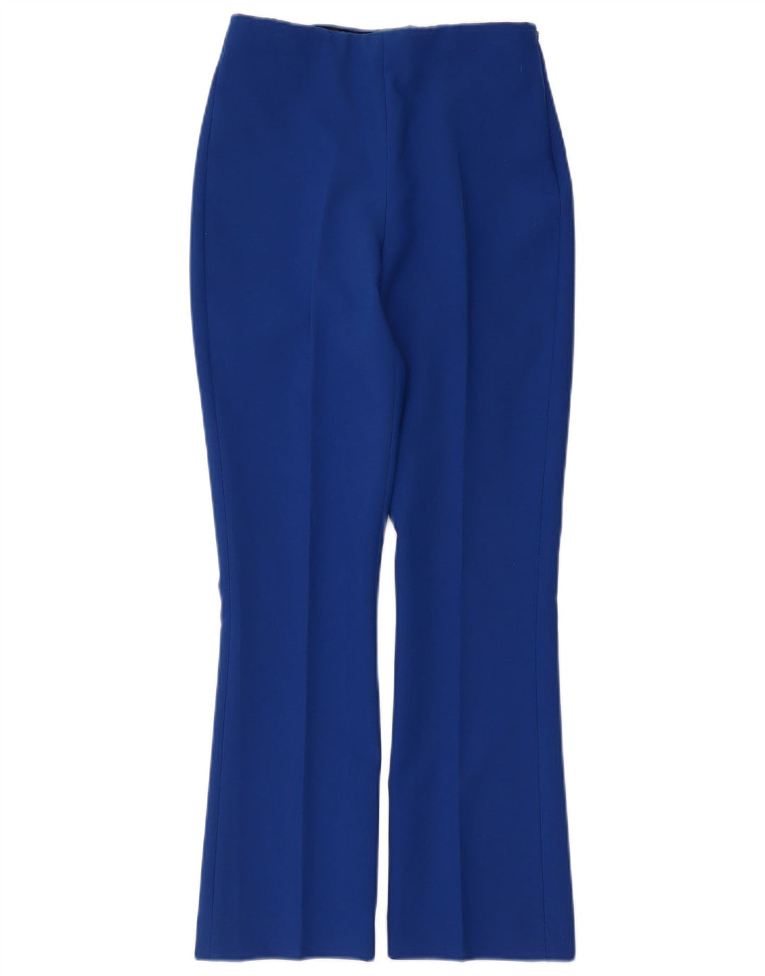 Zara Damen Bootcut Freizeithose XS W24 L26 Blau Polyester