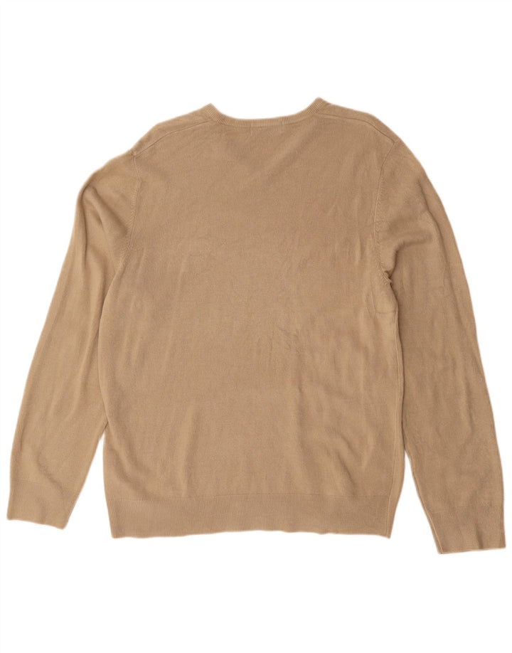 Marks & Spencer Herren Blue Harbor Pullover Pullover Large Beige Acryl