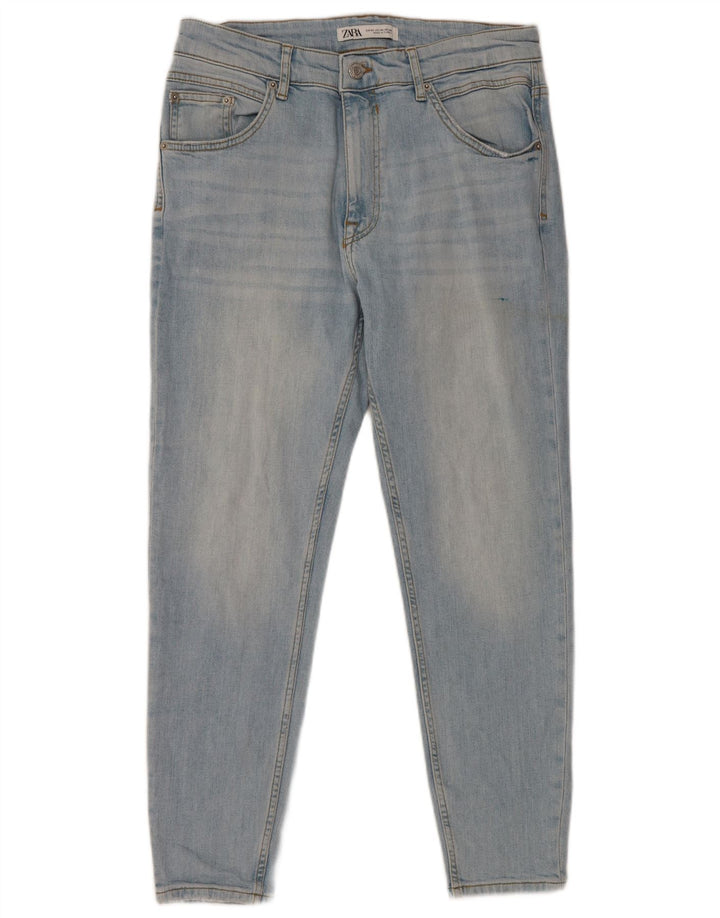 ZARA Mens Slim Jeans EU 44 Large W34 L26 Blue Cotton