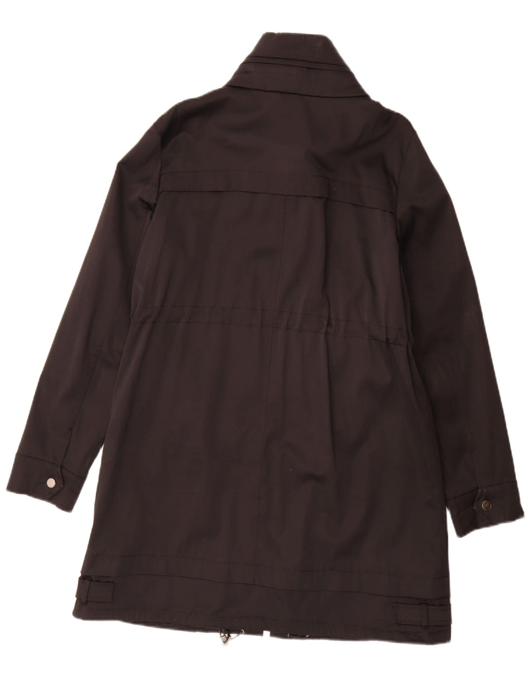 Zara Damen-Parka mit Kapuze, UK 14, mittelschwarz