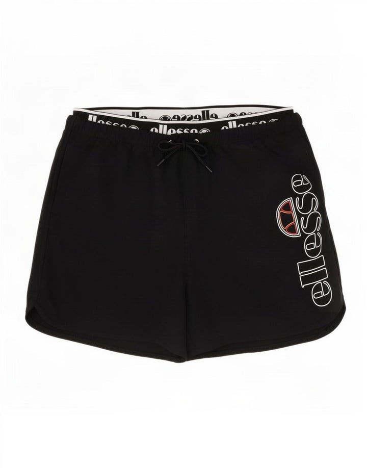 Ellesse Womens Graphic Badeshorts XL Schwarz Polyester