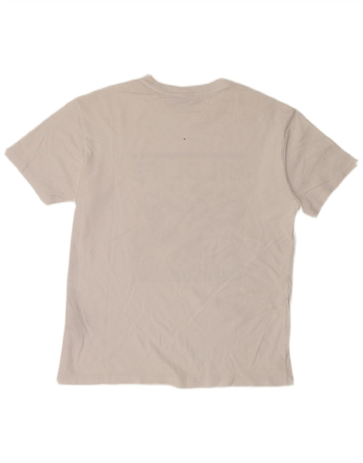 Napapijri Herren T-Shirt mit Grafik, Größe S, Weiß