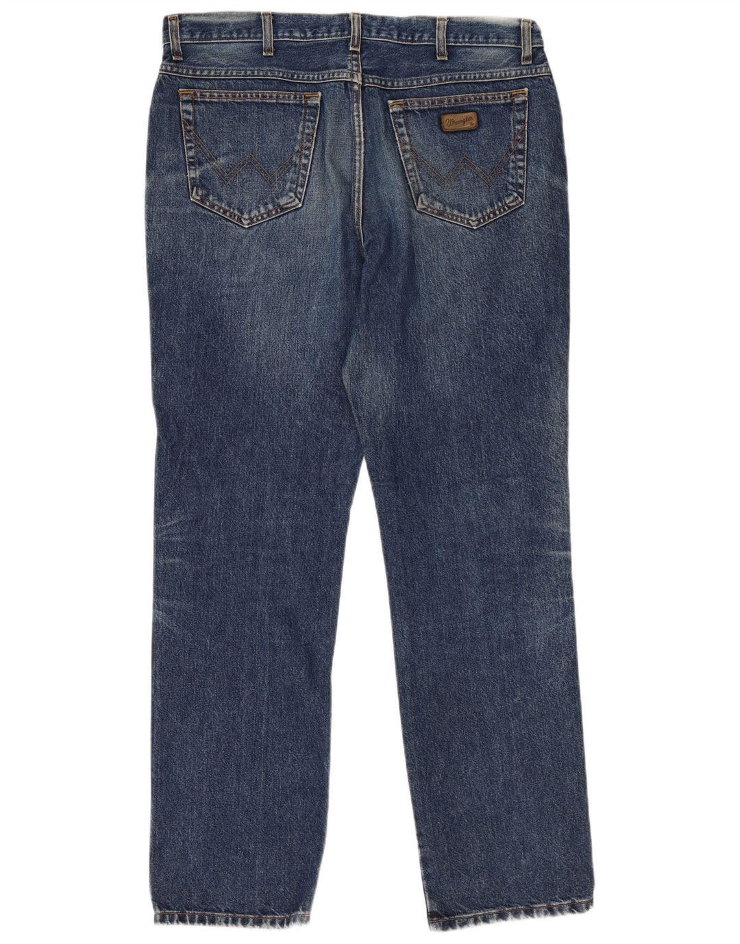 Wrangler Herren Texas Straight Jeans W38 L34 Blaue Baumwolle