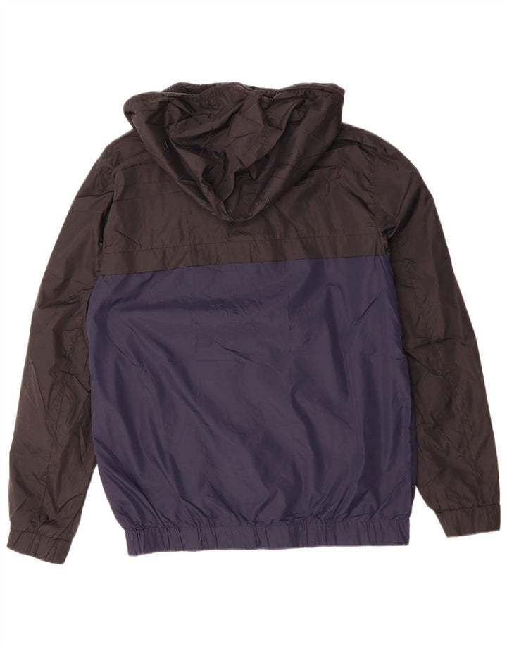 CALVIN KLEIN JEANS Grafische Regenjacke für Herren, UK 38, Mittelblau, Farbblock