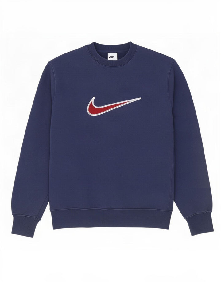 Nike Herren-Sweatshirt mit Grafik, Größe S, Marineblau, Baumwolle