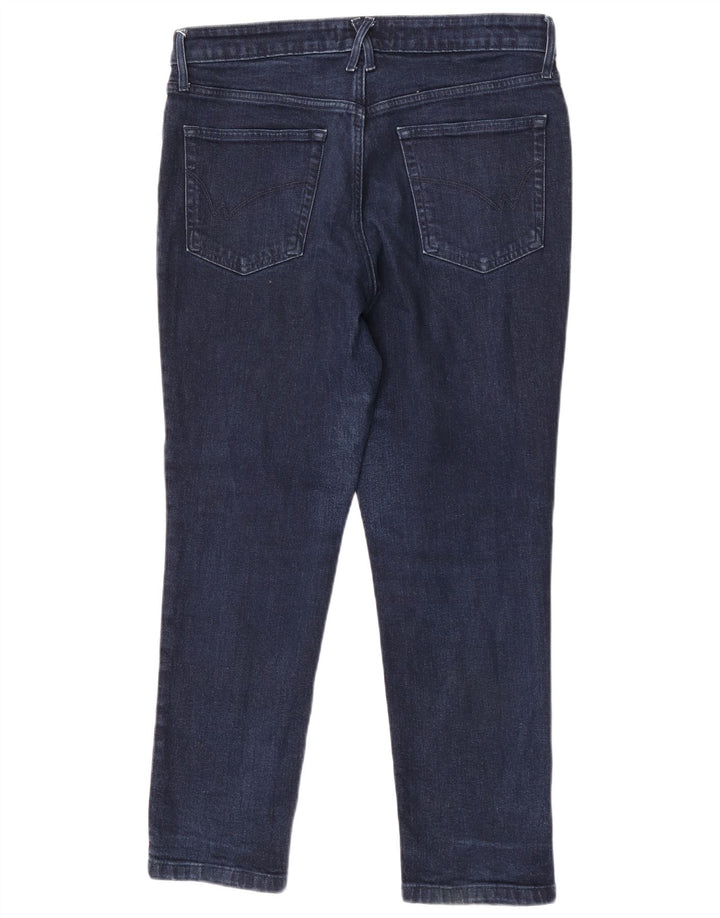 White Stuff Kurze, gerade Jeans für Damen, UK 14, Größe L, W32, L28, Marineblau