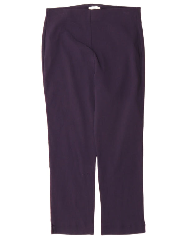 M&Co Damen-Hose, normal, kurz geschnitten, UK 10, Größe S, W26, L25, Marineblau, Viskose