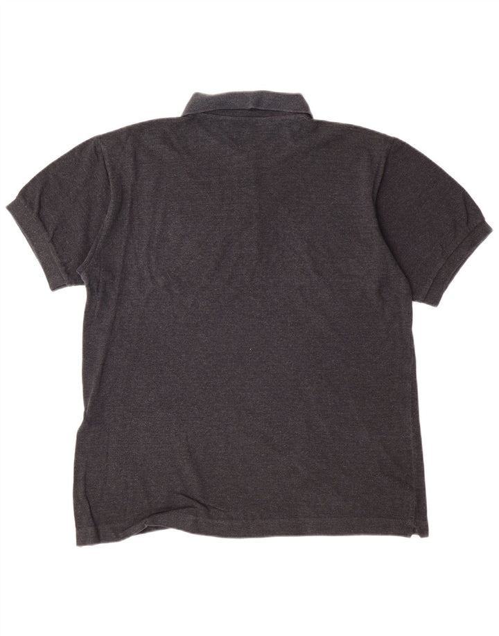Kappa Herren-Poloshirt aus mittelgrauer Baumwolle